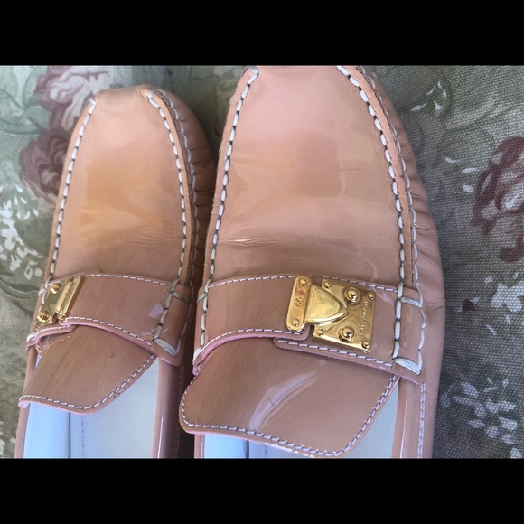 LOUIS VUITTON SUHALI ROSE LOMBOK DRIVING LOAFER 39 - Picture 6 of 15